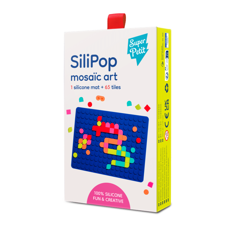 Silipop Bleu – Jeu Creatif De Mosaïques À Clipser