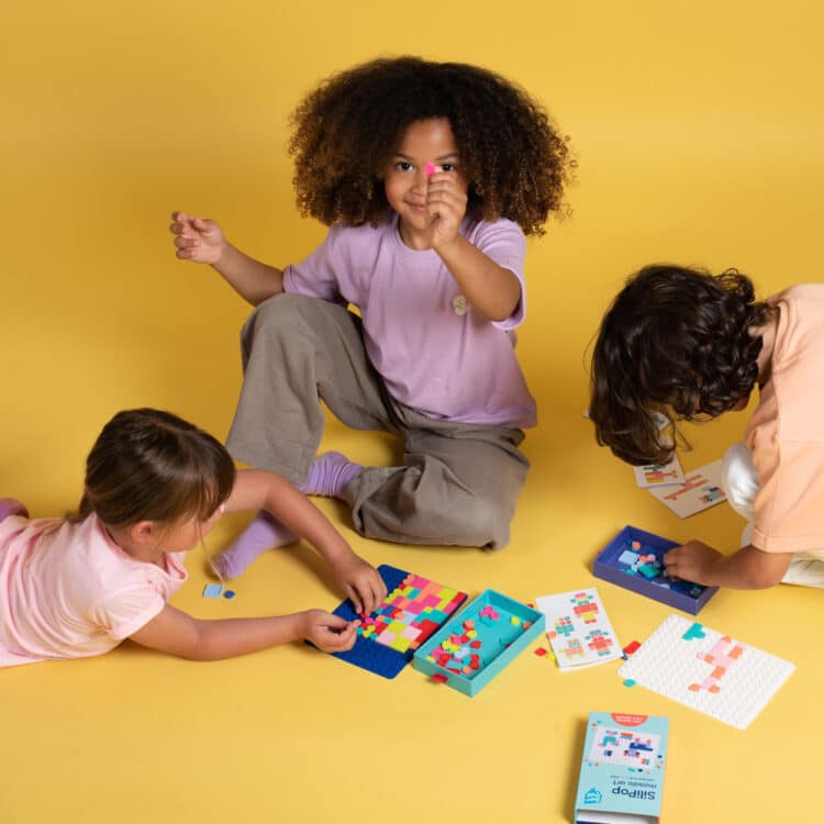 Silipop Bleu – Jeu Creatif De Mosaïques À Clipser