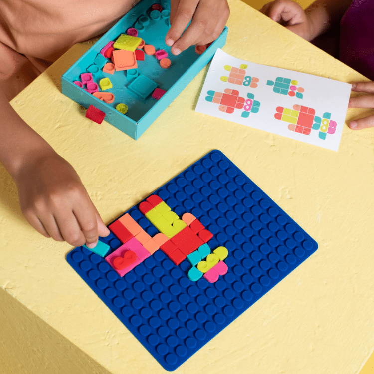 Silipop Bleu – Jeu Creatif De Mosaïques À Clipser