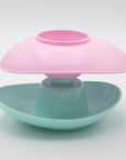 6 Barques Gigognes Rose Et Turquoise 