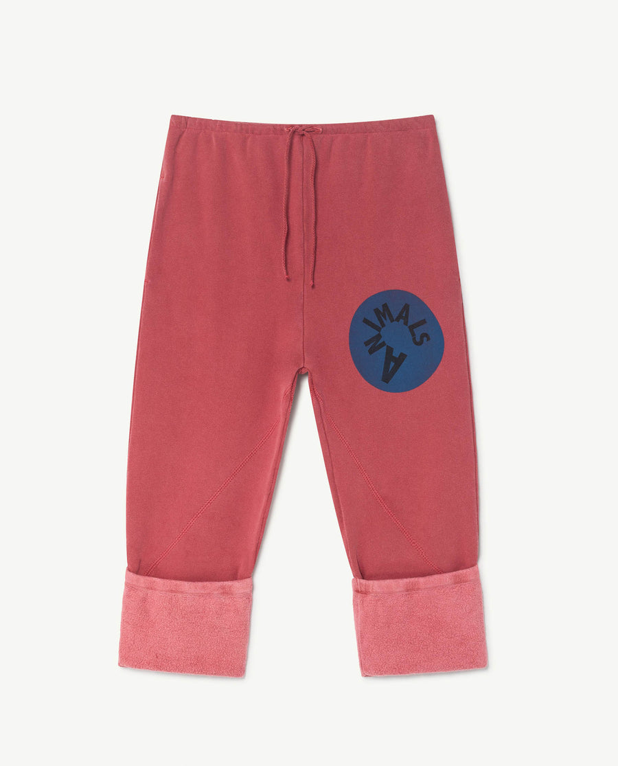 Magpie Kids Pants Red Animals