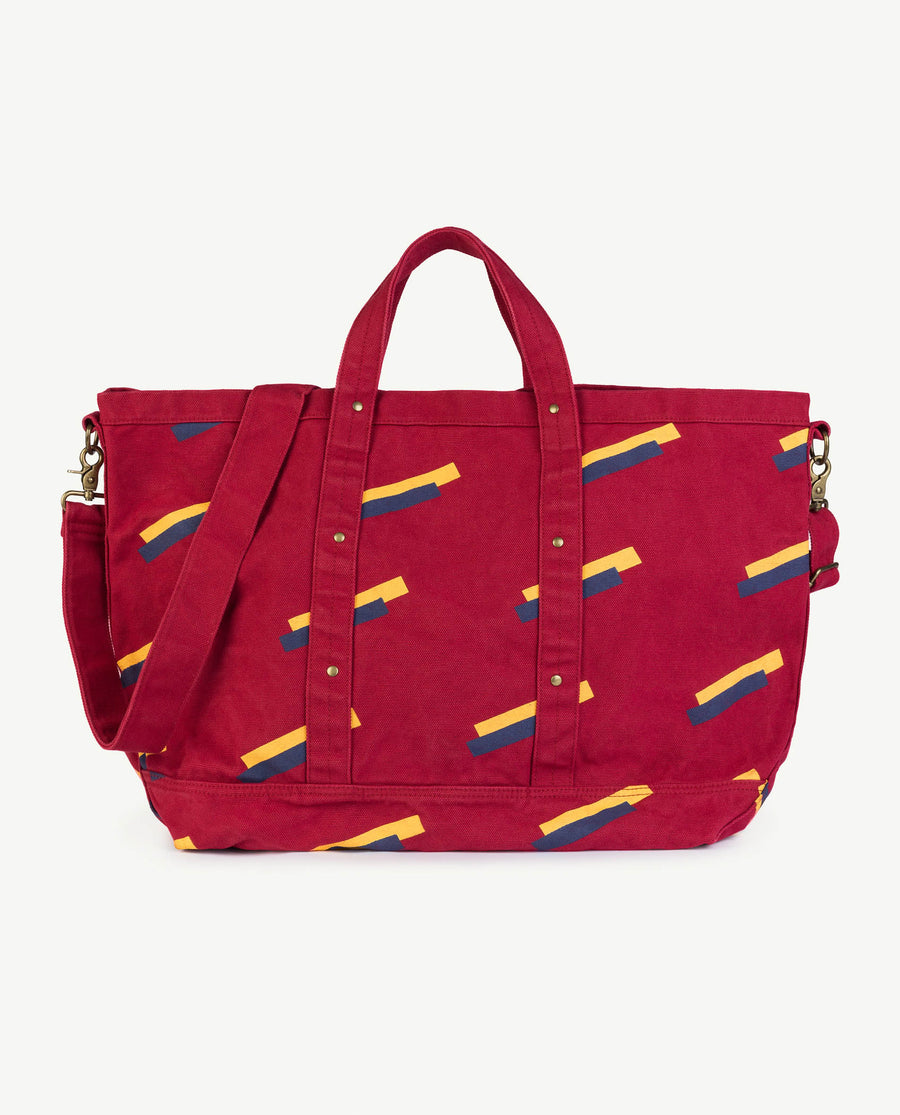 Big Canvas Bag Red Apple 80'S Os