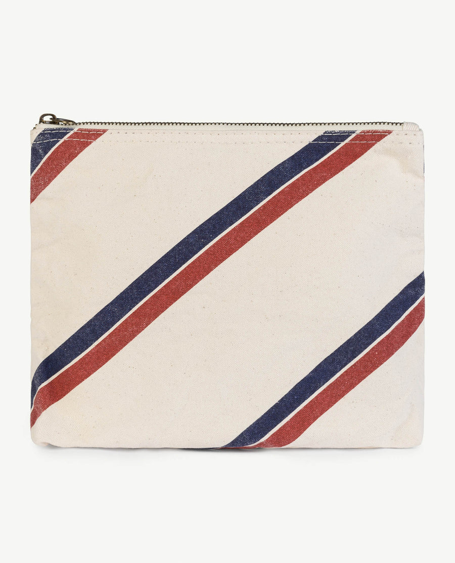 Onesize Pouch Raw White Stripes Os