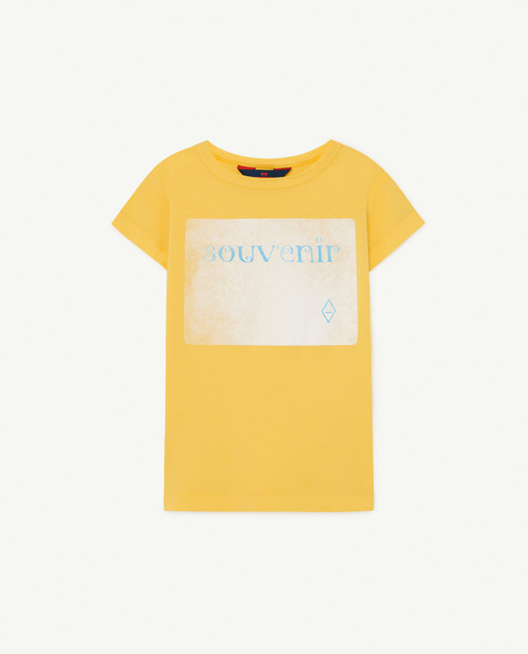 Hippo Kids T-Shirt Yellow Souvenir