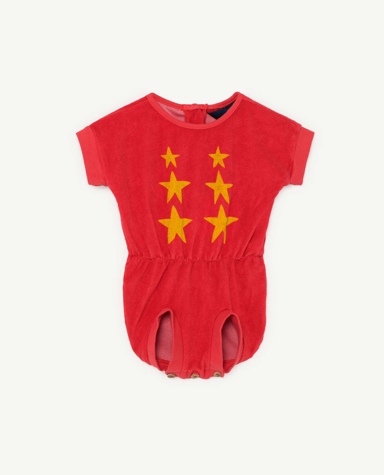 Koala Baby Jumpsuit Red Stars