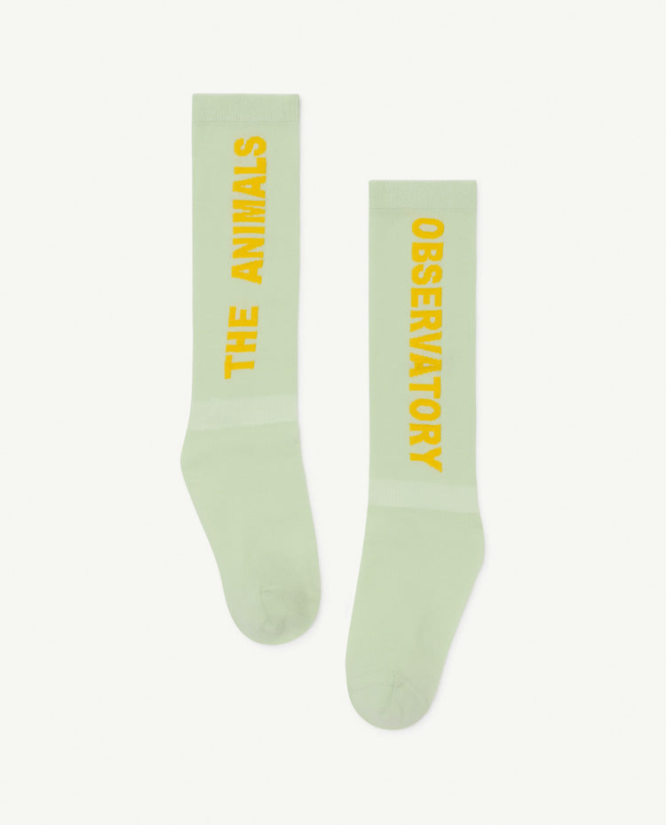 Hen Kids Socks Soft Green