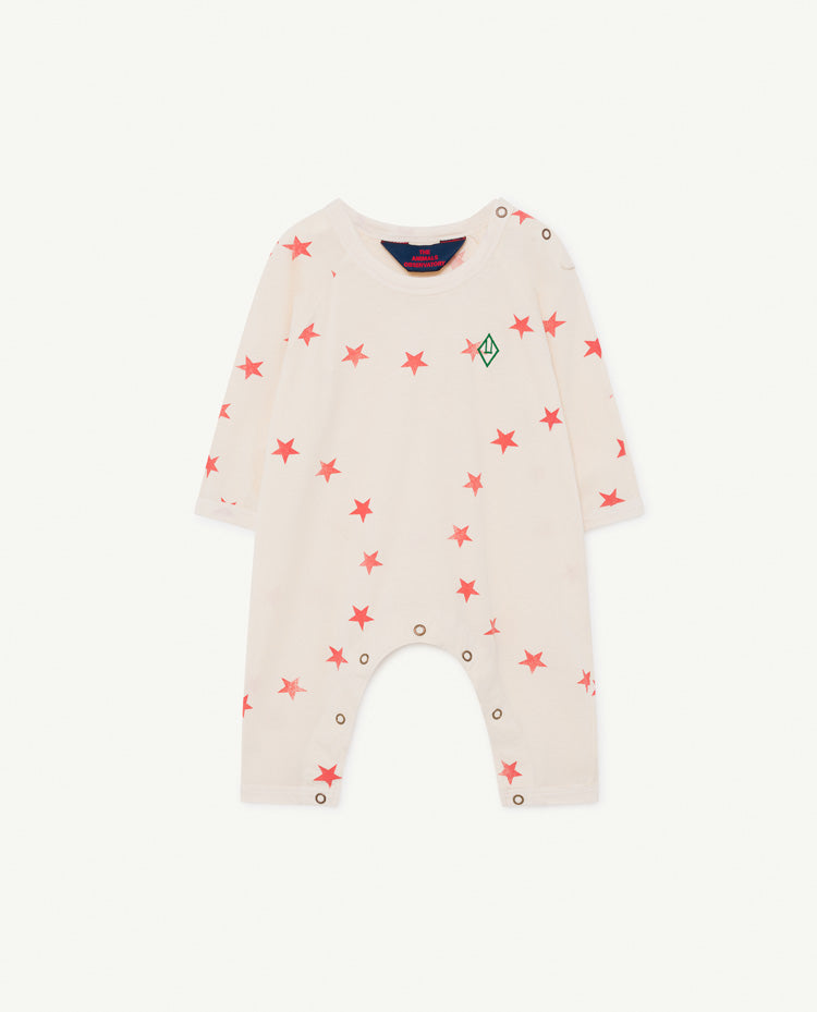 Owl Baby Pyjama White Stars