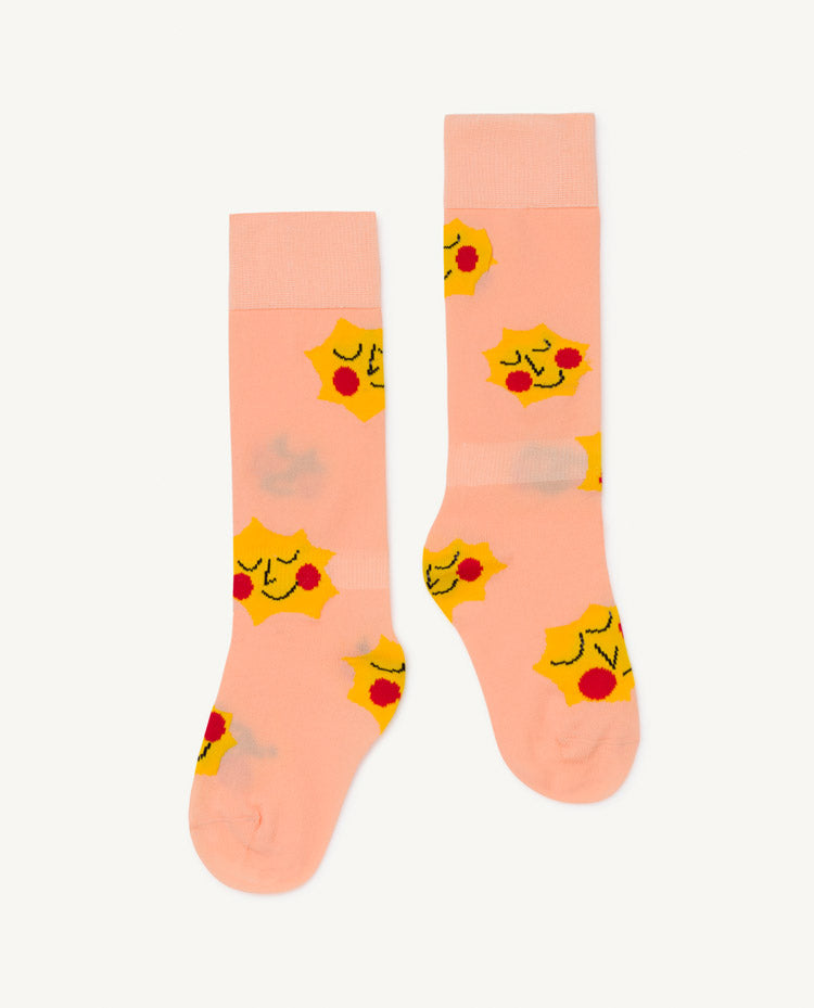 Hen Kids Socks Soft Pink