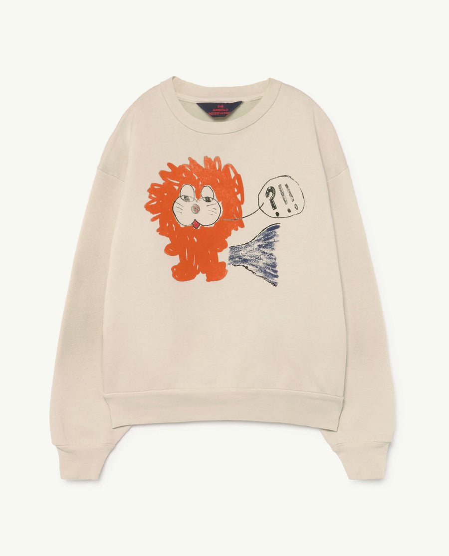 Bear Kids+ Sweatshirt White Lion