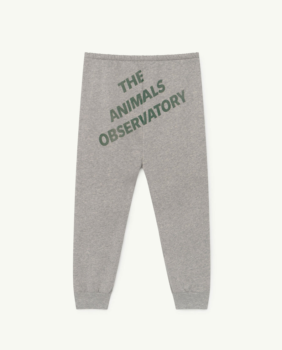 Panther Grey Heather Kids Trousers Grey Logo