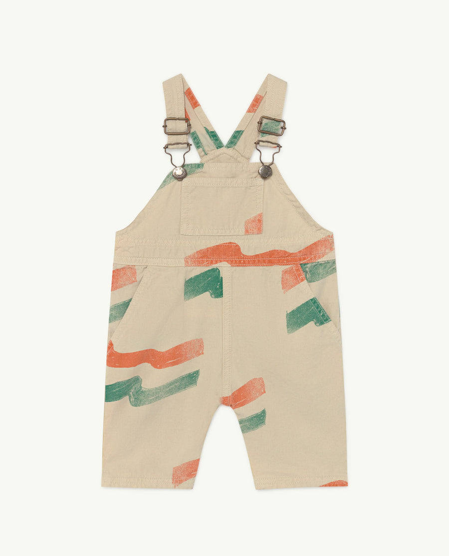 Mule Baby Jumpsuit White Flag