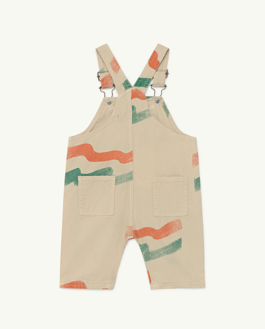 Mule Baby Jumpsuit White Flag