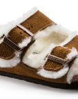 Arizona Suede Shearling Mink