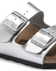 Metallic Silver Birkenstock