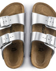 Metallic Silver Birkenstock