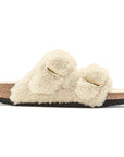 Arizona Big Buckle Shearling Teddy Eggshell
