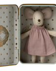 Angel mouse in suitcase