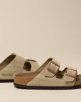 Arizona Suede Leather - Taupe