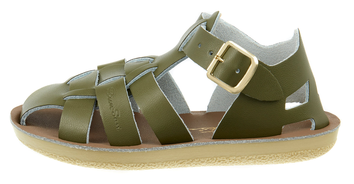 Salt Water - Sandals - Sandals Shark Olive
