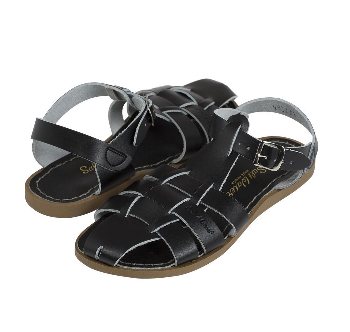 Salt Water - Sandals - Sandals Shark Original Black