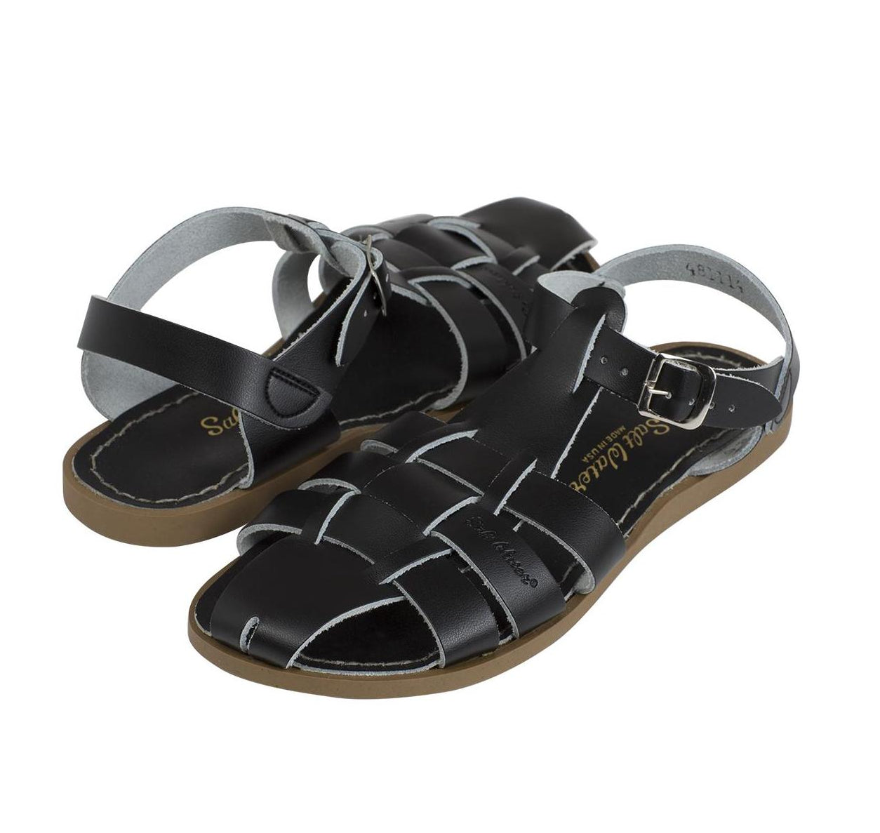 Black salt outlet water sandals womens