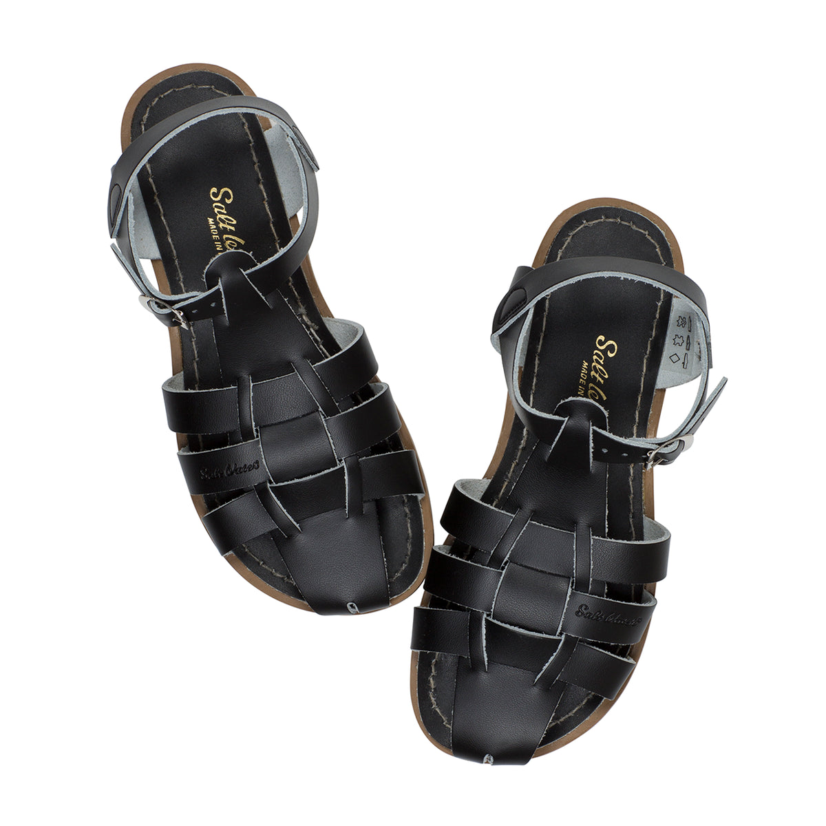Salt Water - Sandals - Sandals Shark Original Black