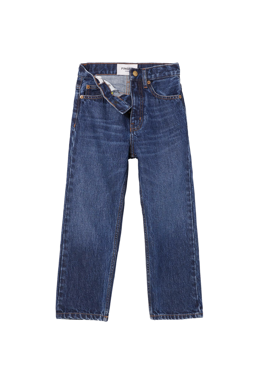 Finger in the Nose - Medium Blue Loose Fit Jeans