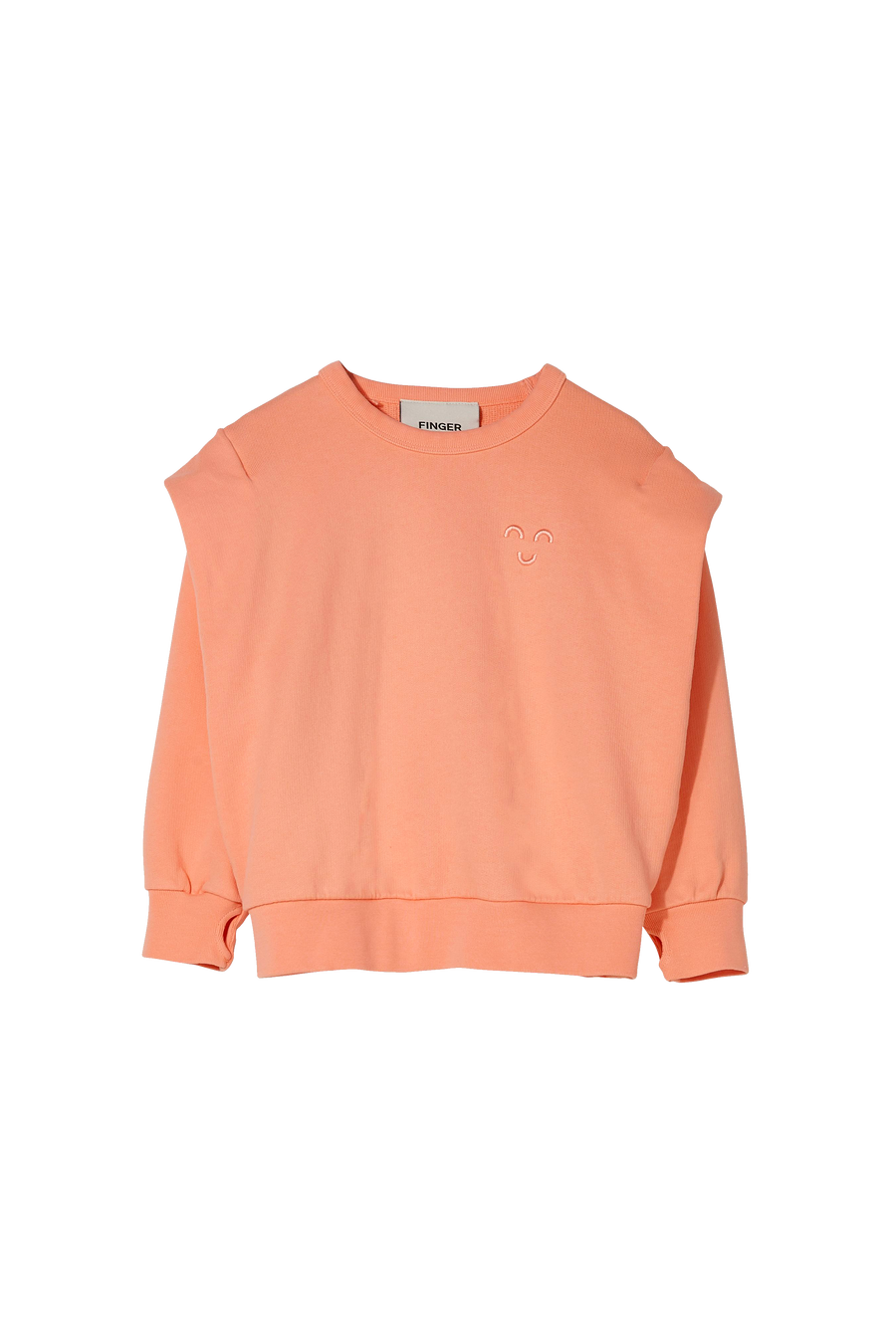 Finger in the Nose - Sweatshirts - CARLY Peach - Rounded Effect Sweater