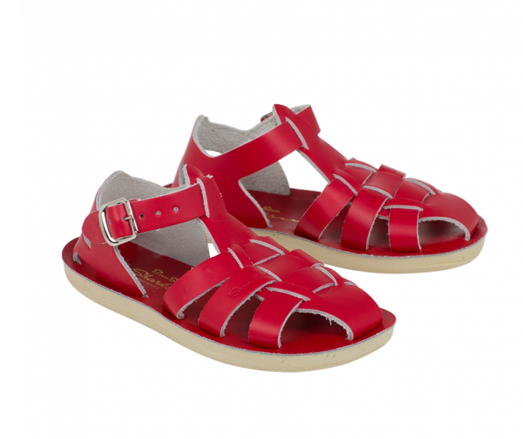 Salt Water - Sandals - Sandals Shark Red