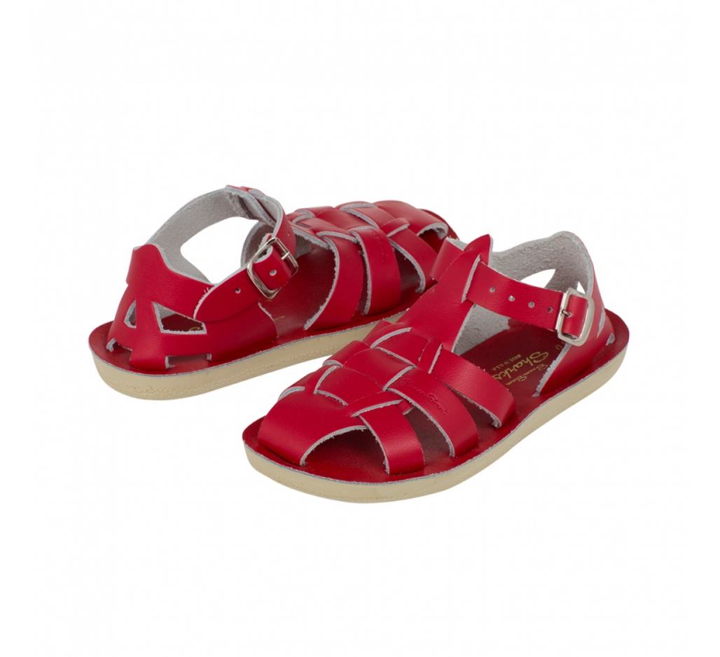 Salt Water - Sandals - Sandals Shark Red