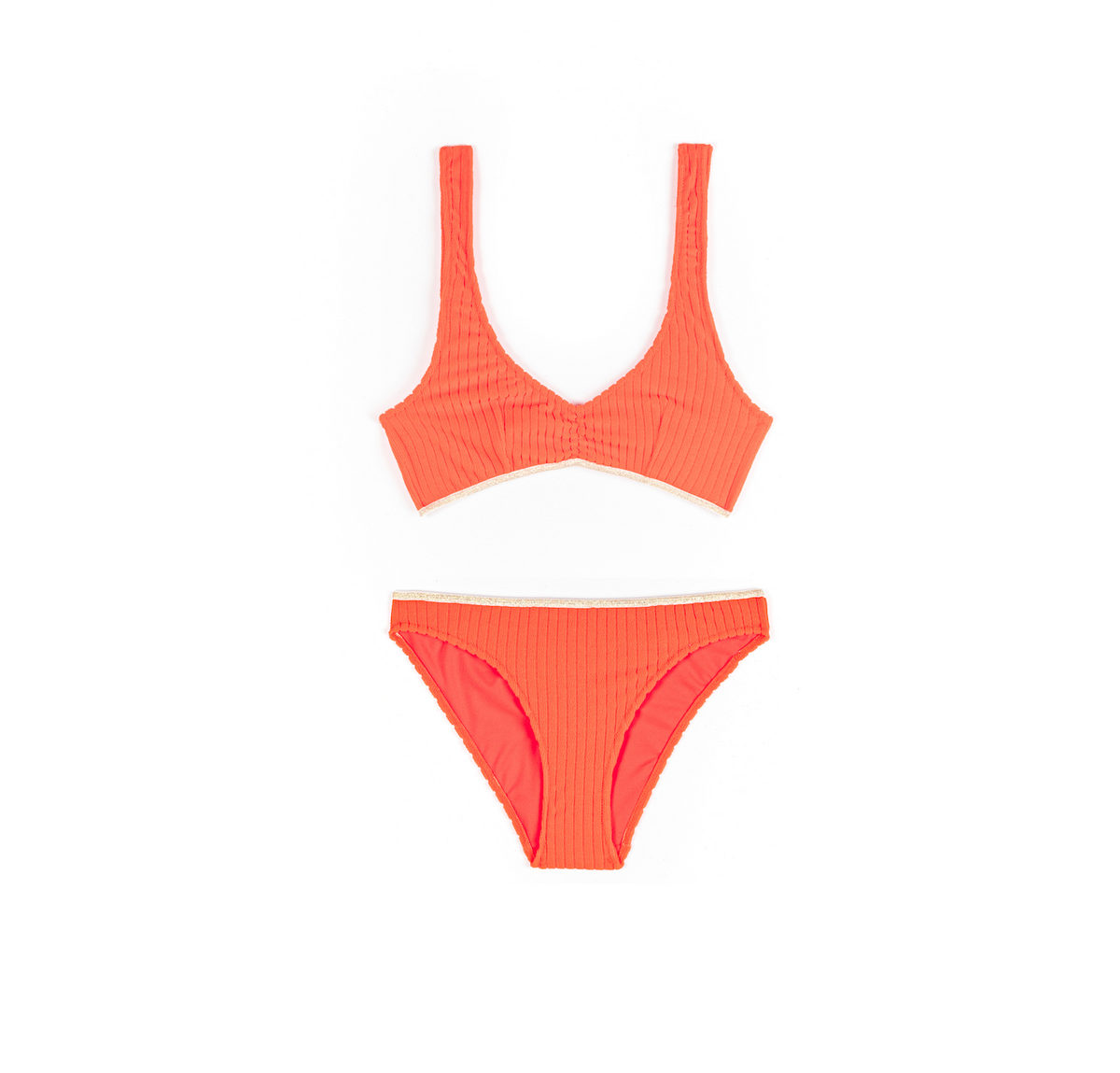 Maillot Deux Pièces Claude Mandarine