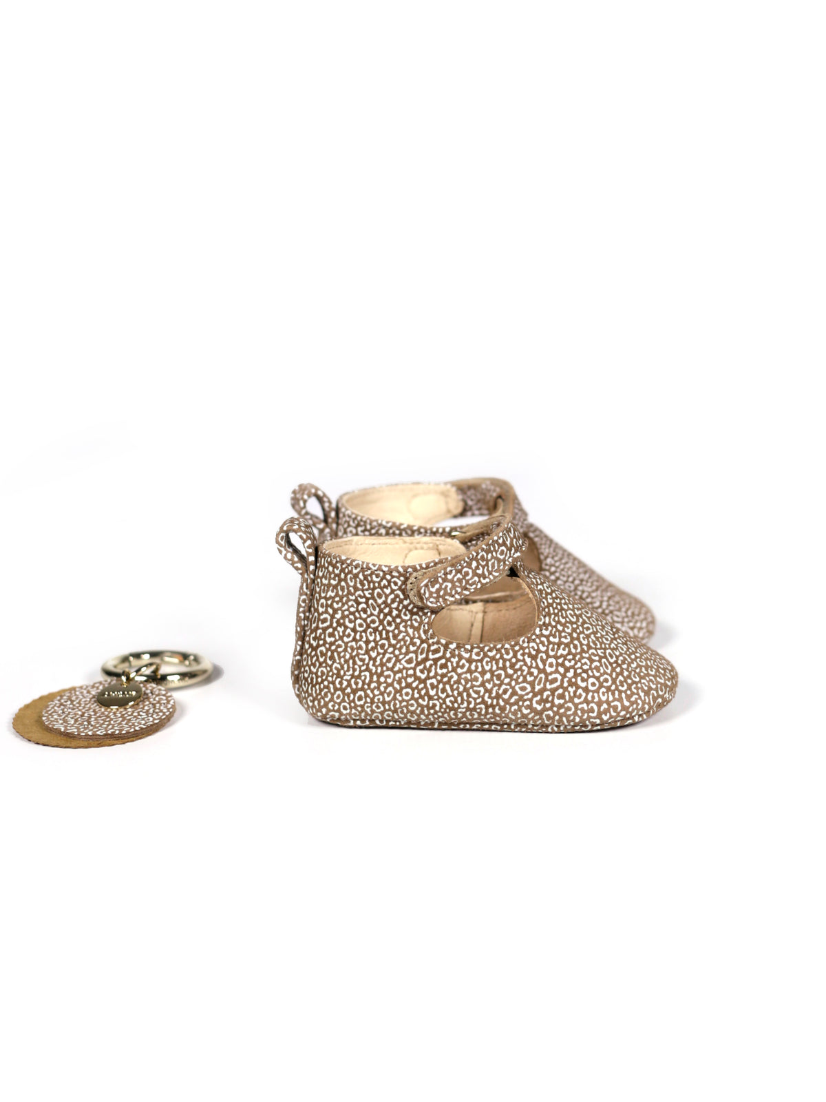 Leo Taupe Baby Shoes Craie Studio