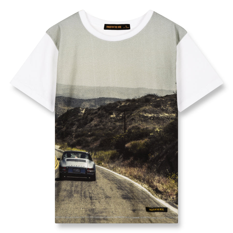 T-shirt Dalton White Road