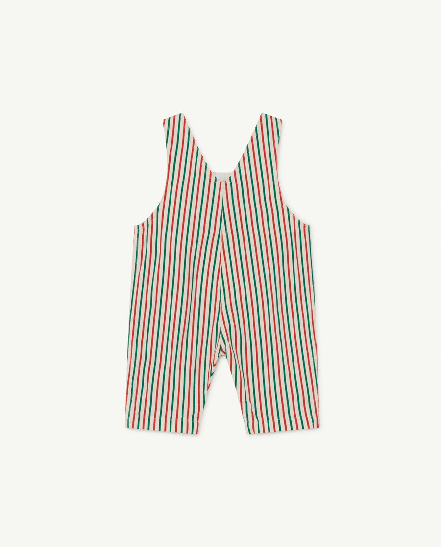 Mule Baby Jumpsuit White Stripes