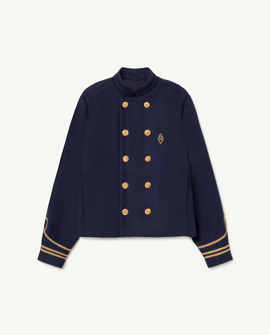 Tiger Kids+ Jacket - Navy Logo