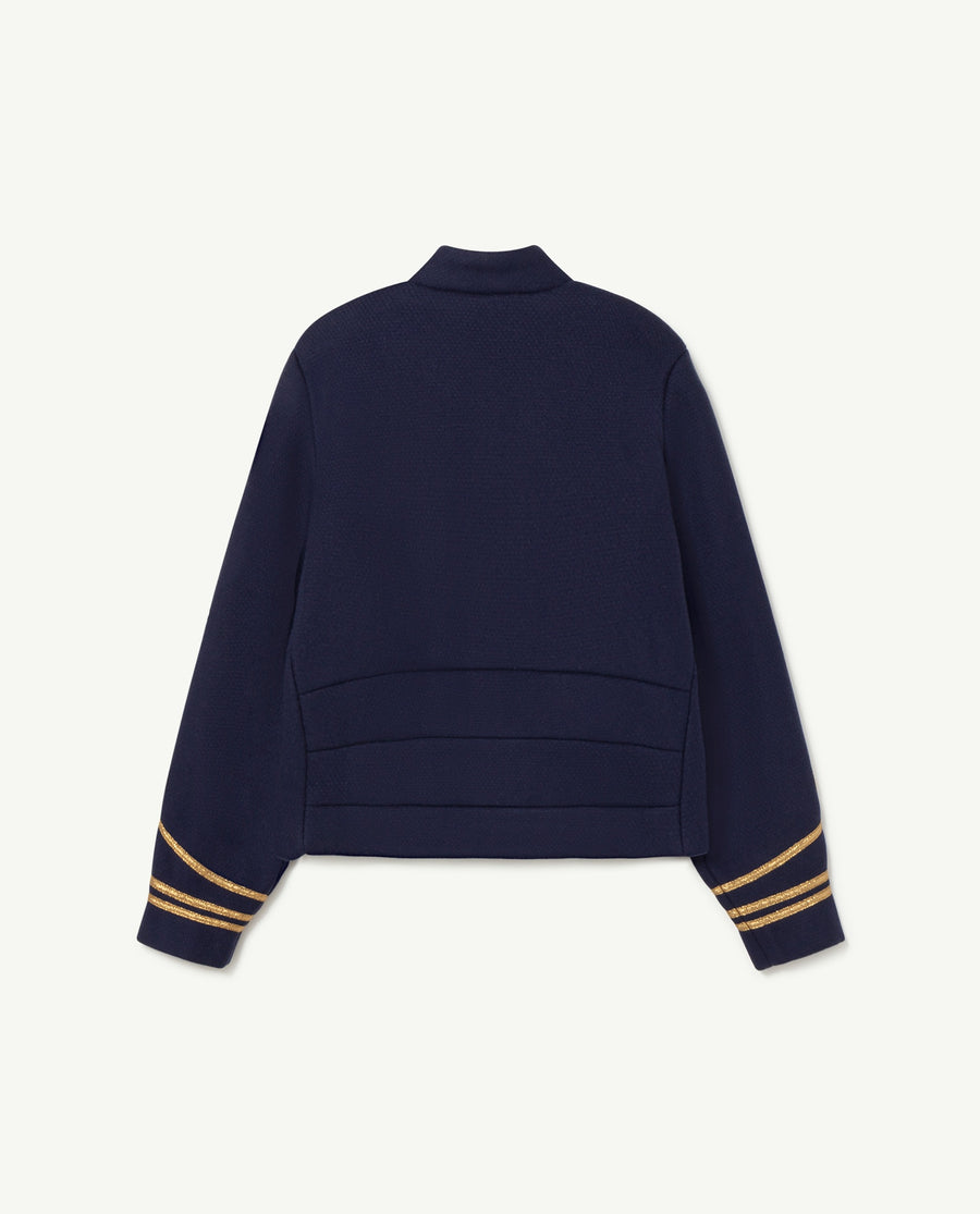 Tiger Kids+ Jacket - Navy Logo