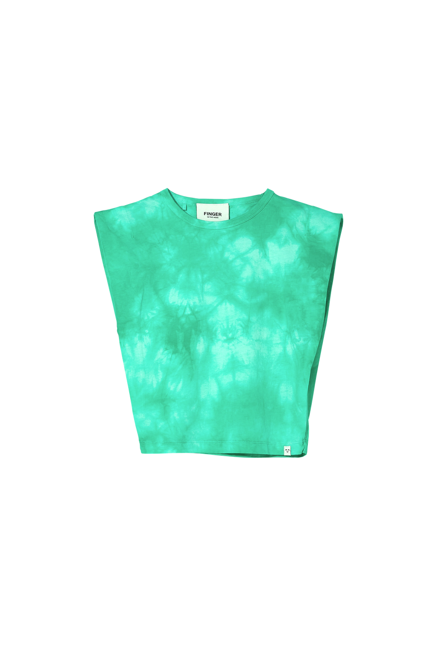 Finger in the Nose - T-shirts / Polos - HALEY Milky Mint Tie & Dye - Sleeveless T Shirt