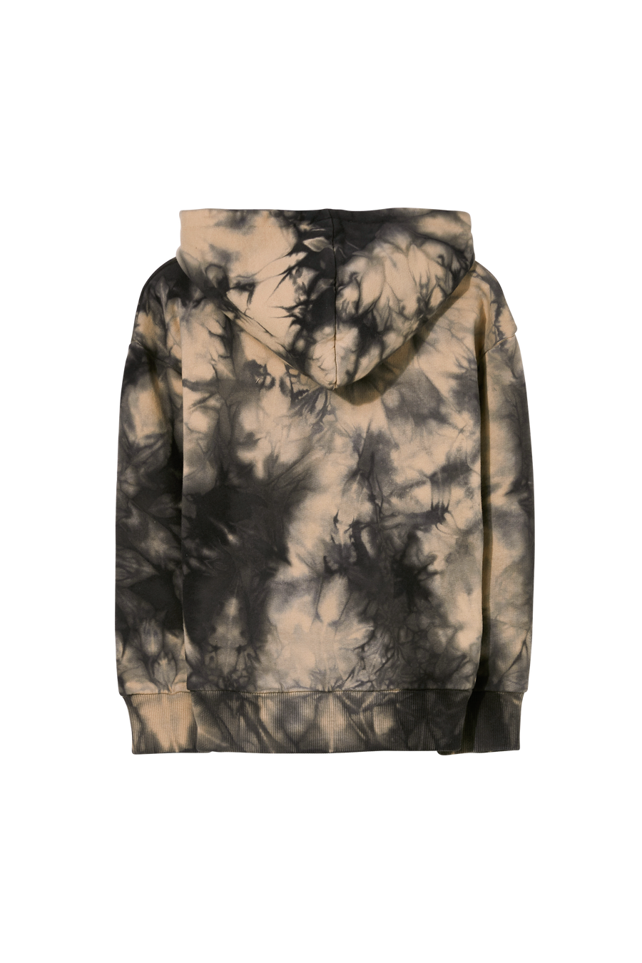 Finger in the Nose - Black Tie & Dye Zipped Hoodie