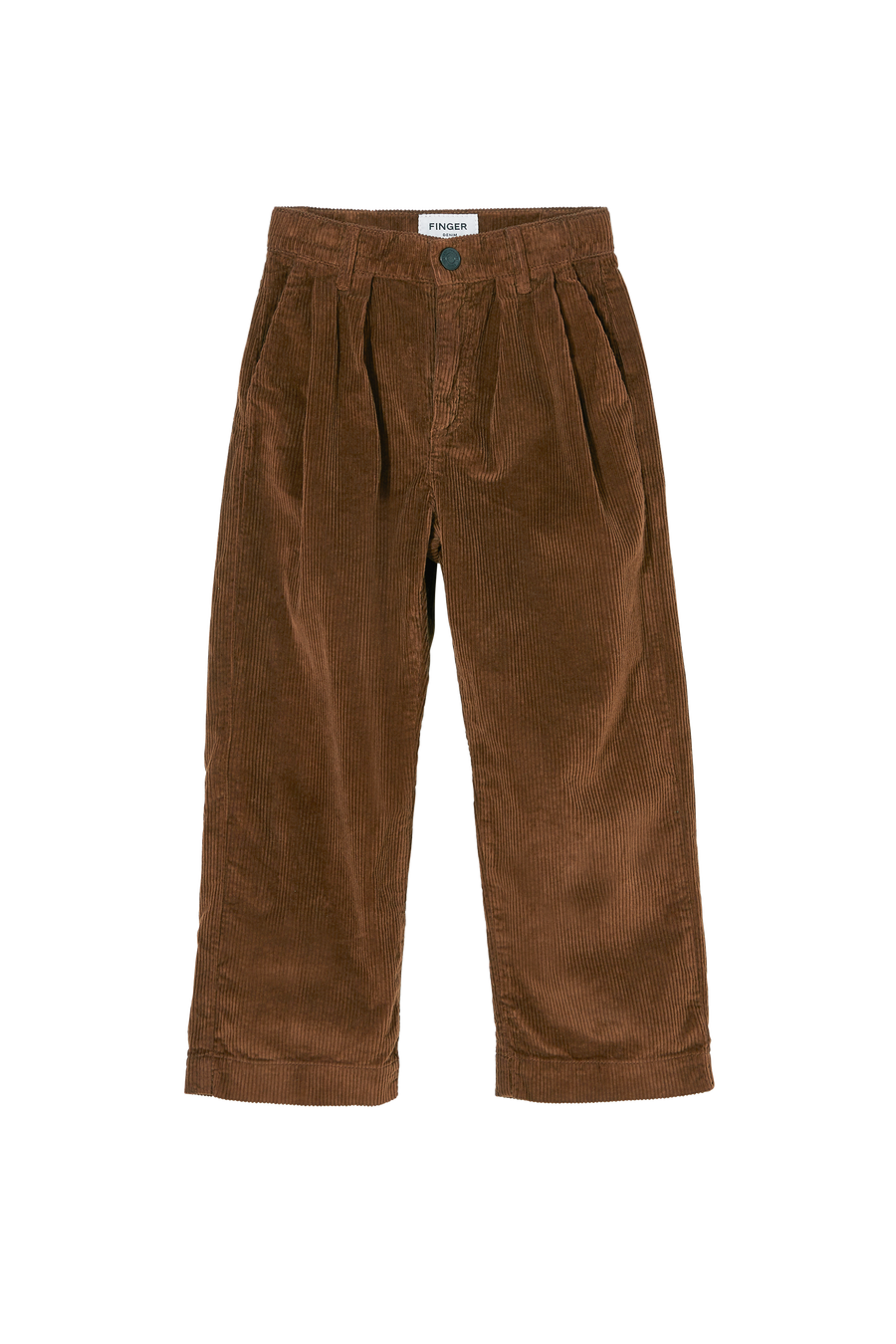 Finger in the Nose - Brown Loose fit Cropped Jeans