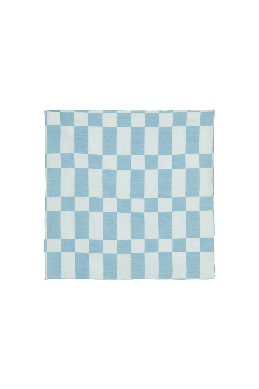 Finger in the Nose - Blue Denim Checkers Scarf