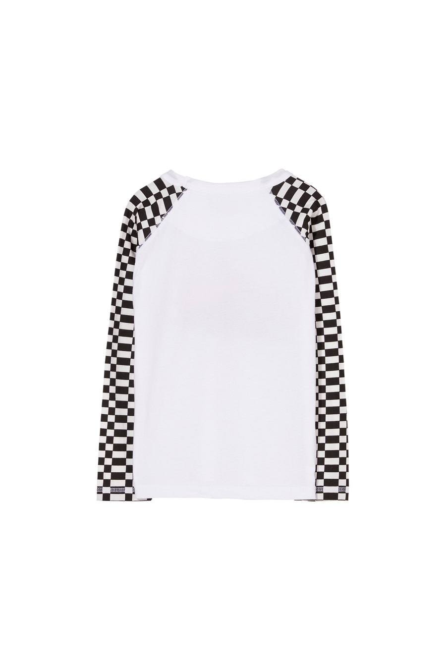 Finger in the Nose - T-shirts / Polos - NEAL Ash Black/Off White Checkers 77 - Long Sleeves T-Shirt