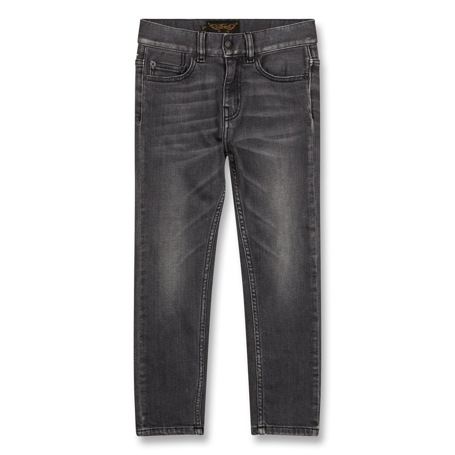 New Norton Grey Denim - Boy Woven 5 Pocket Straight Fit Jeans