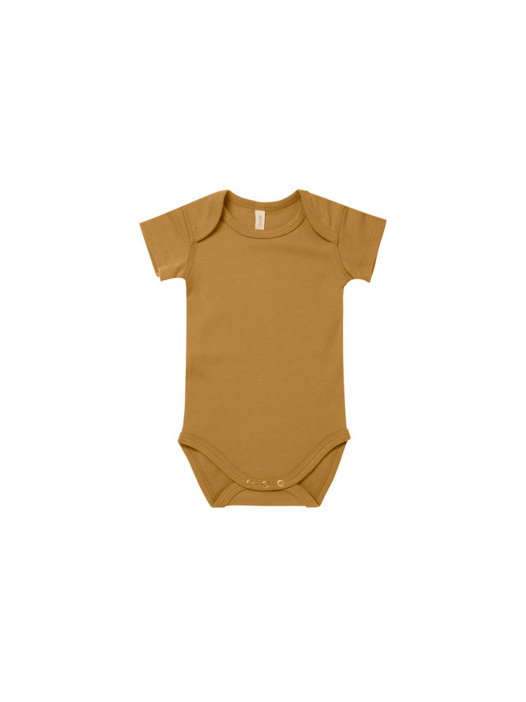 QUINCY MAE JERSEY BODYSUIT 2 PACK / LIONS OCRE - Milk + Bots