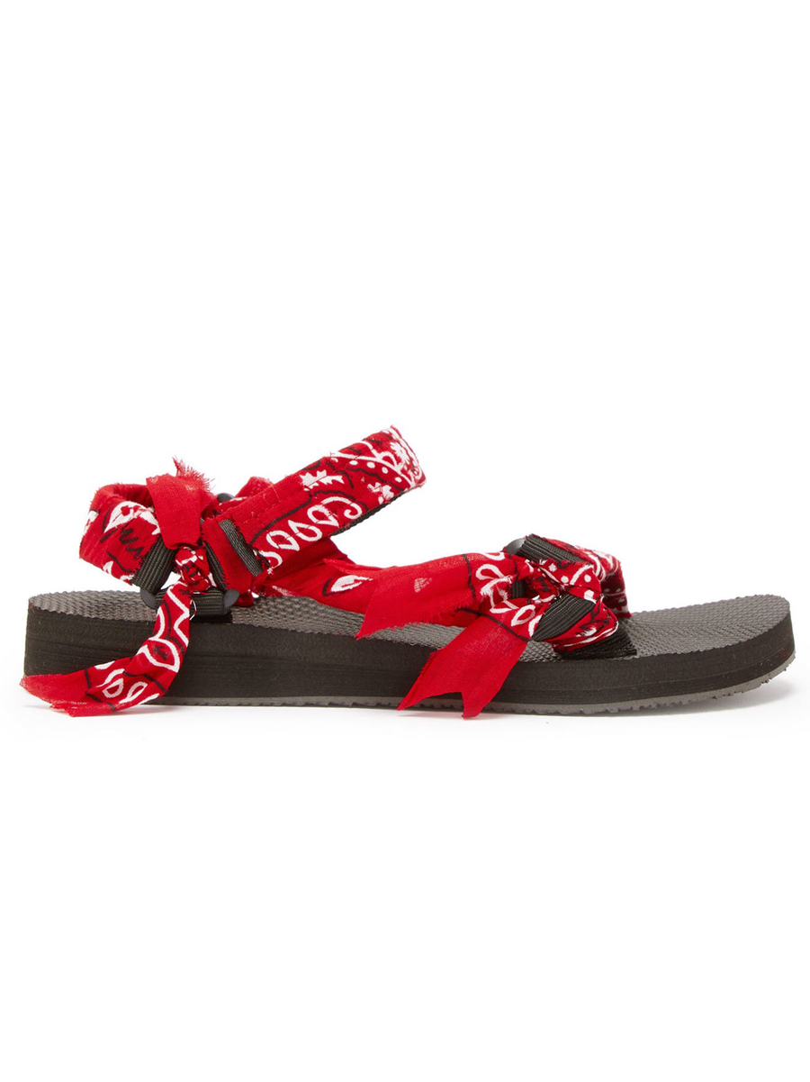 Arizona Love - Sandals - Red Kids Bandana Sandals