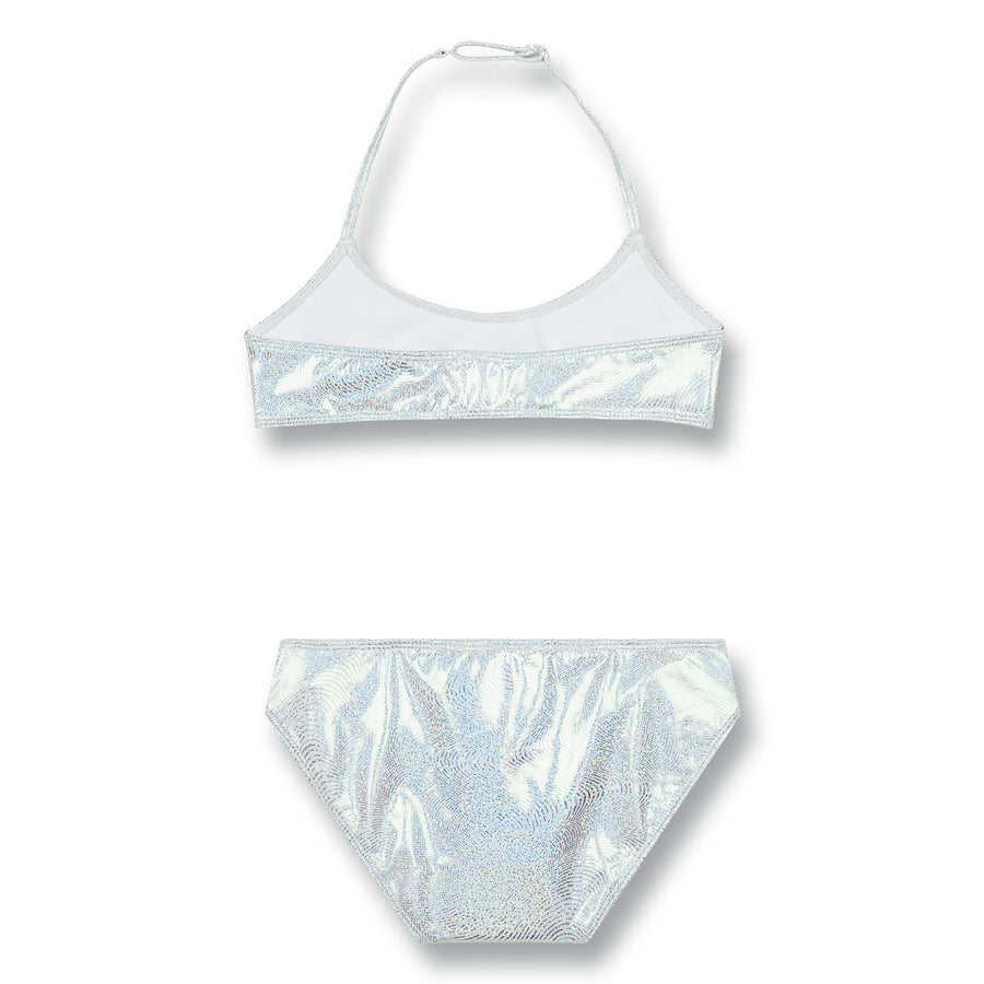 Rio White Hologram - Girl Bandeau Bikini