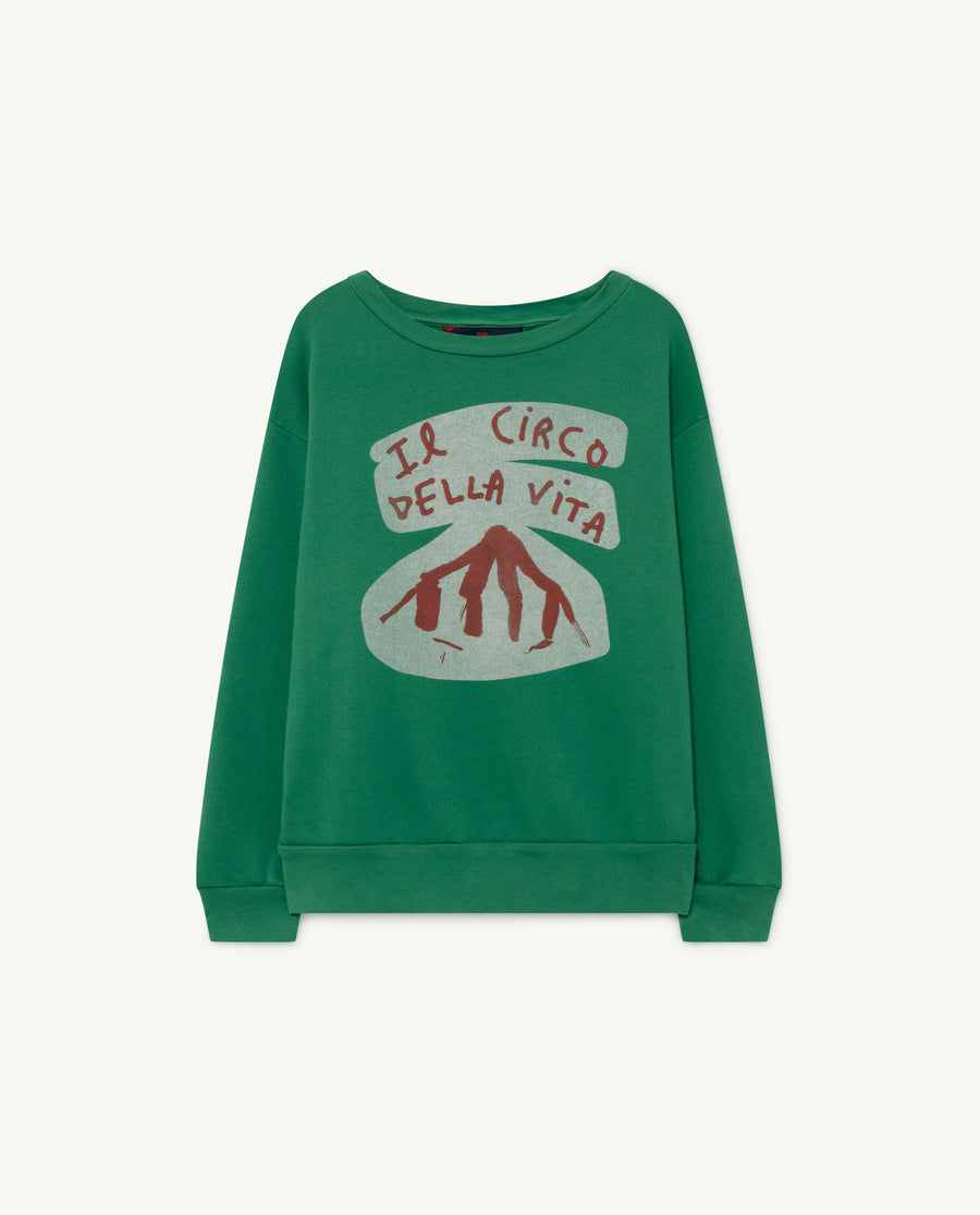The Animals Observatory - Sweatshirts - Bear Kids+ Sweatshirt Green Circo