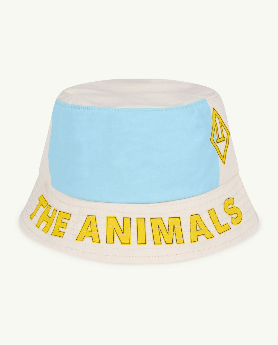 The Animals Observatory - Caps - Starfish Kids Hat White Stripe Os