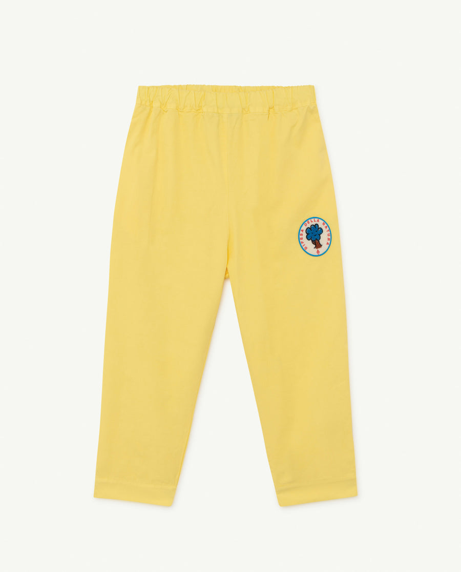 The Animals Observatory - Pants - Elephant Kids Trousers Yellow Tree