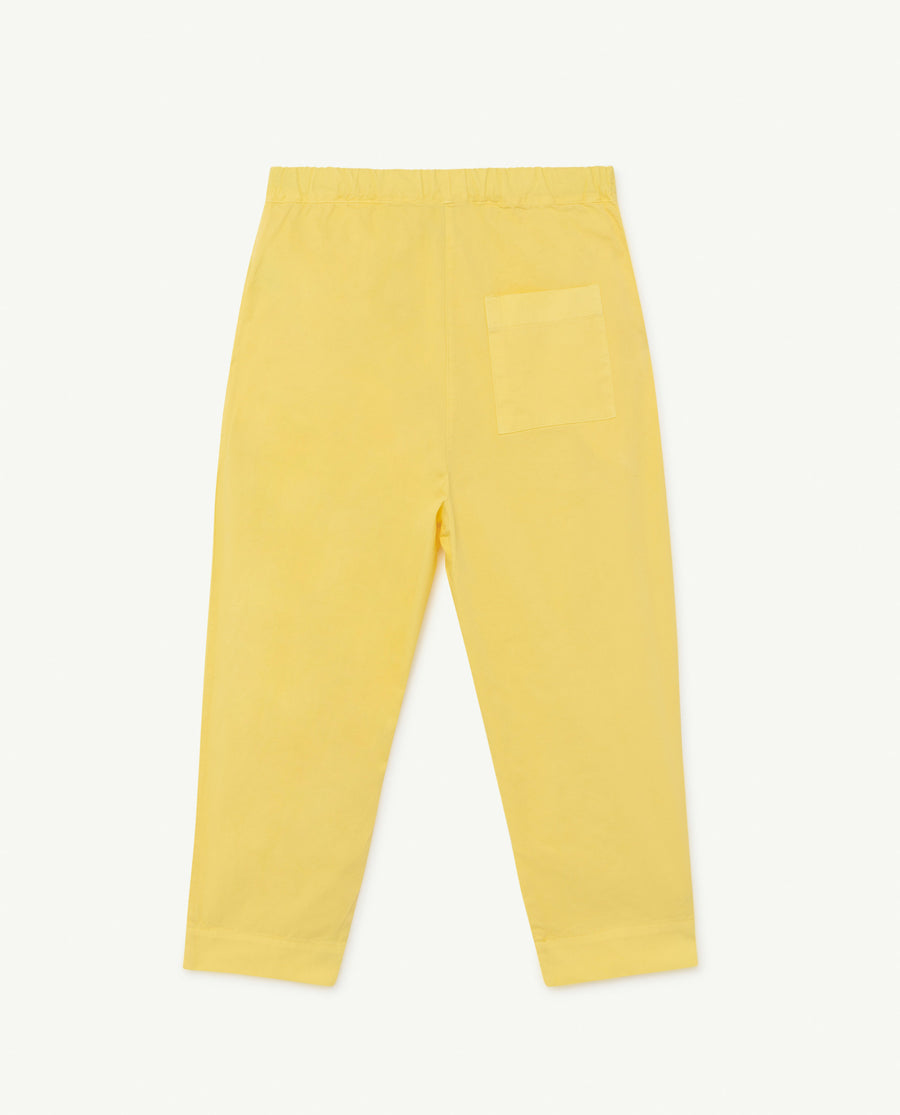 The Animals Observatory - Pants - Elephant Kids Trousers Yellow Tree