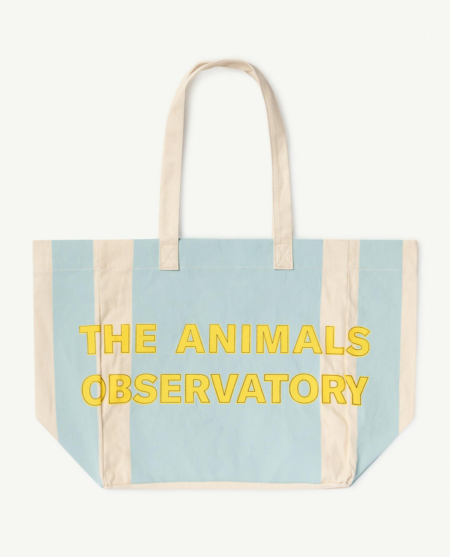 The Animals Observatory - Bags - Twill Tote Bag Onesize Bag White Stripes Os